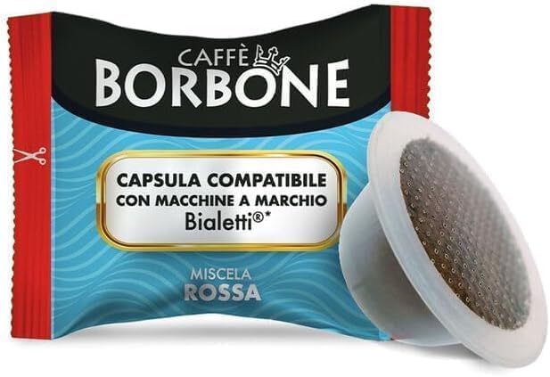 Borbone miscela Rossa - Bialetti Mokespresso - 100 capsule