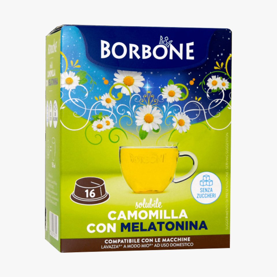 Borbone Camomilla con melatonina - A Modo Mio - 16 capsule